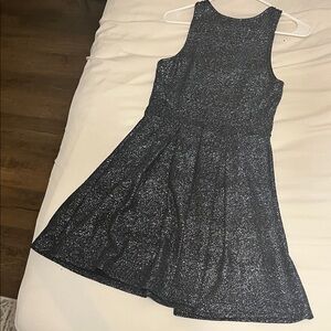 Everly Glittering Black Mini Dress